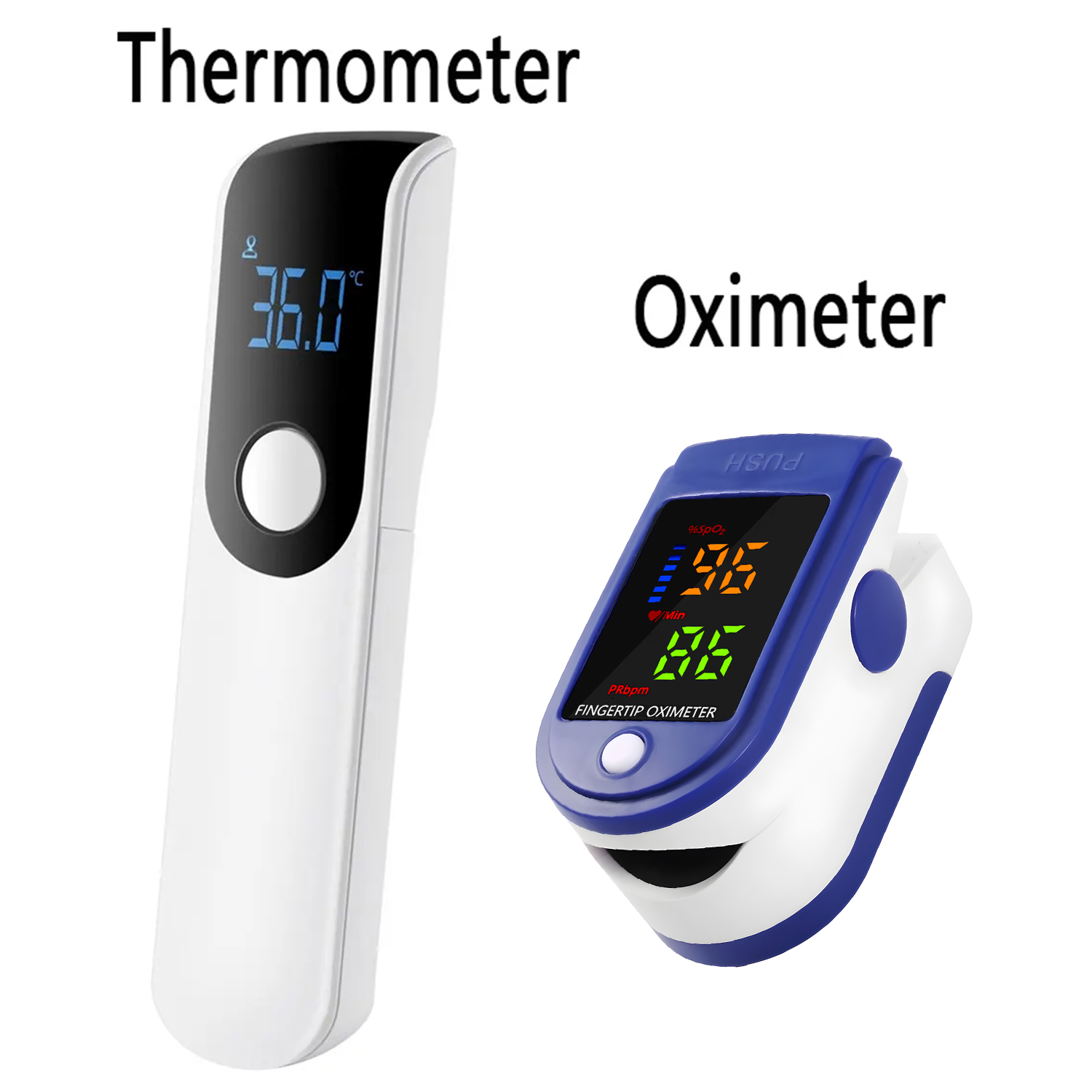 Pulse Oximeter - Finger Oximeter SPO2 OR Infrared Fever