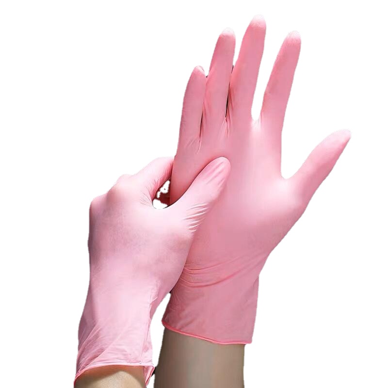 50/100PCS Pink Nitrile Gloves  - đánh giá và giá Medical Gloves