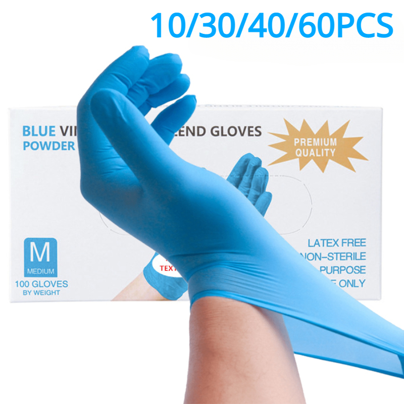 10/30/40/60PCS Disposable Blue - đánh giá và giá Medical Gloves