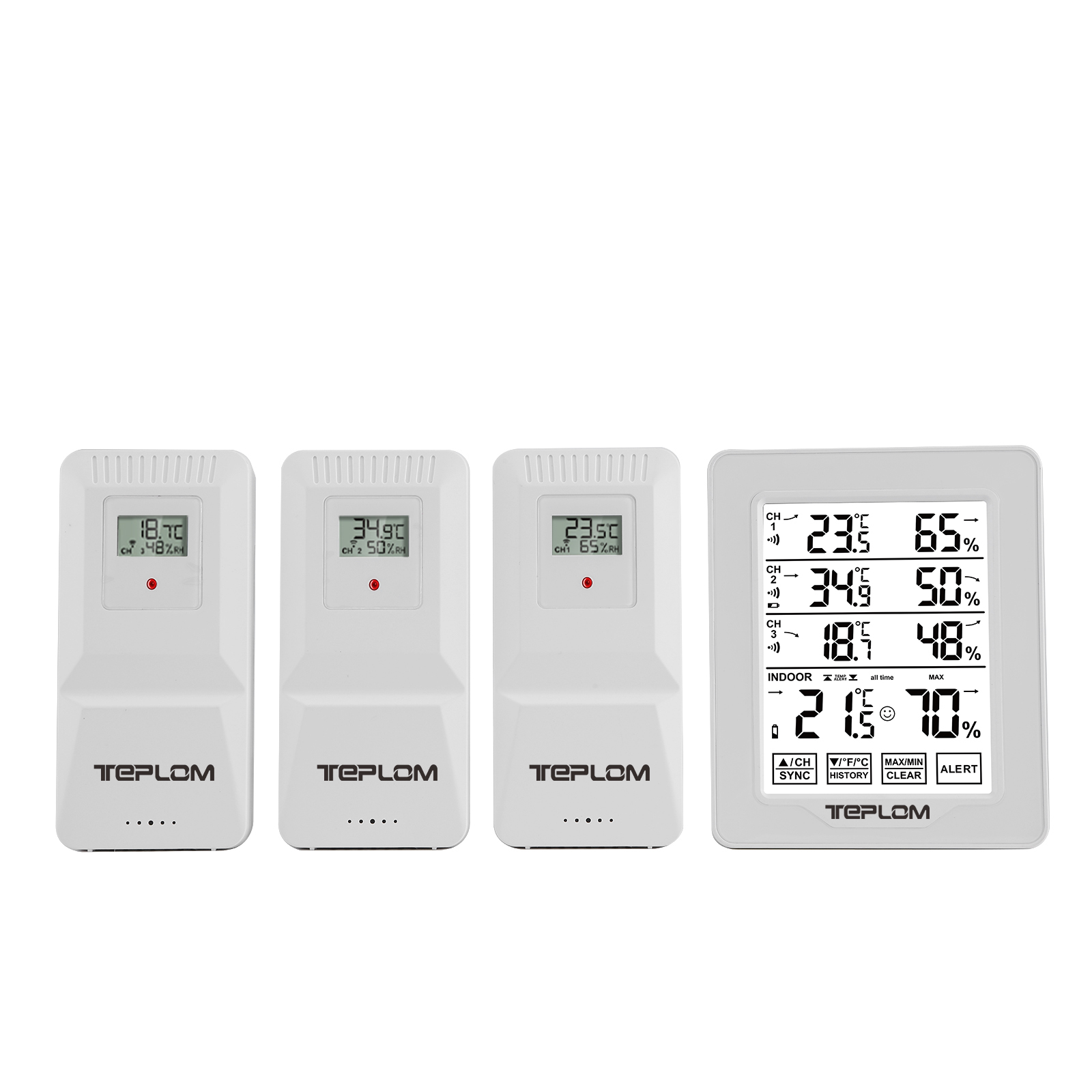 3-In-1 Wireless Indoor Outdoor - đánh giá và giá Thermometer Digital